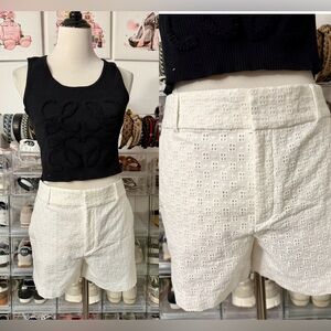 🌷Brand New Banana Republic White Eyelet Women Shorts